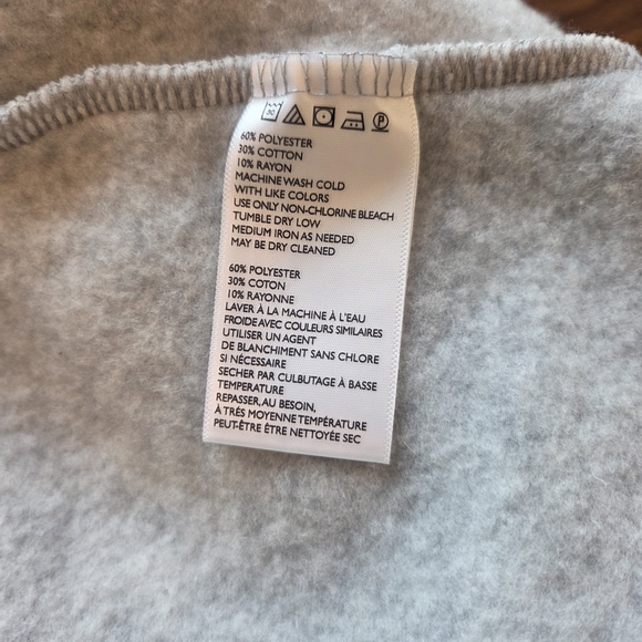 NWT Free People FP Beach Gray High-Low Open Front Cardigan / Duster Pockets M/L - Picture 9 of 10